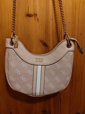Sac à main bandoulière GUESS Kasinta Mini Hobo Coal Multi rose - Photo 1/3
