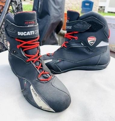 Ducati Corse City Stivale TCX Men s Motorcycle Shoes/Red/Black/Size 12.5