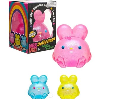 NeeDoh Bunny Squishy Fidget Toy Silicone Stress Relief Sensory Soothing Gift