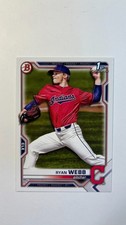 2021 Bowman Draft Prospect Ryan Webb #BD-57 Cleveland Guardians