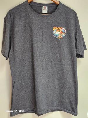 T-shirt Homme Mighty Ducks Anaheim Logo - Gris - 100% Coton - Coupe Classique - Pour Fans De Hockey