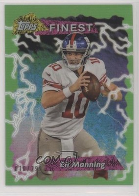 2015 Topps Finest 1995 Rookie Green Refractor 10/299 Eli Manning #95FRREM 2h4