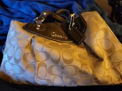 Coach Ashley Signature Satchel F15443 Vintage With Strap