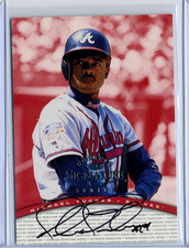 Michael Tucker 1997 Donruss Signature Series Certified Autograph Auto Card