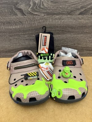 Crocs Ghostbusters Clog Size Men 8 Women 10 With Ghostbuster Socks