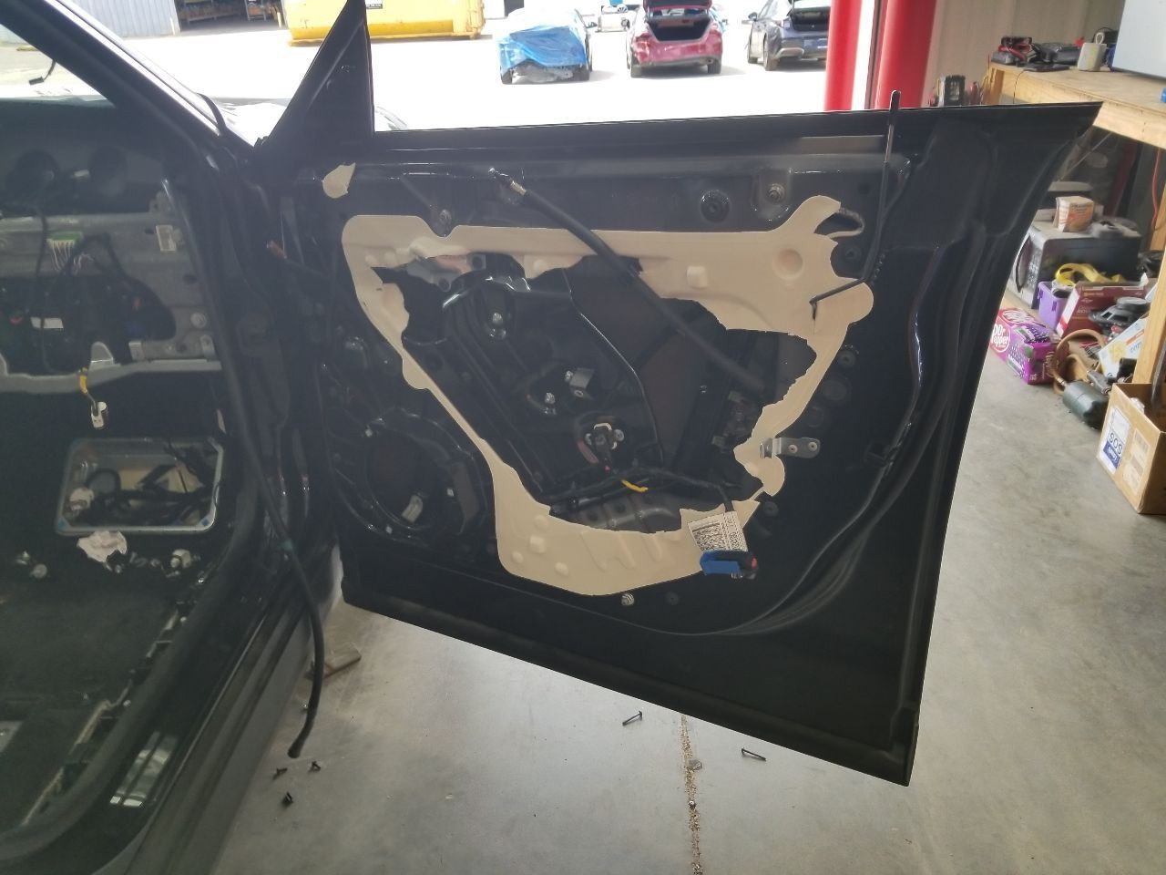 Maserati Levante Front Right Door framework Black