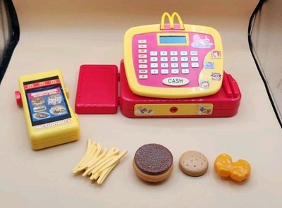 Vintage 2004 McDonalds Toy Register and Menu Board