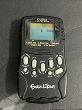 Excalibur Executive 5-1 Casino Game & Calculator Handheld Electronic Works