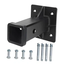Bolt On Receiver Hitch Wall Mount,2" Receiver Opening Hitch Tube,Lock Heavy 