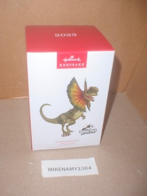 2023 Hallmark Keepsake Dilophosaurus Dinosaur Jurassic Park 30th Anniversary NIB