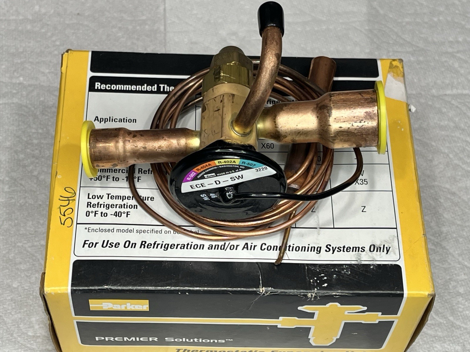 Parker ECE-D-SW Thermal Expansion Valve 5/8