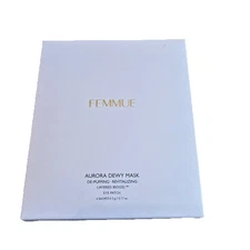 FEMMUE Aurora Dewy Eye Mask Patches 4.0 ct NEW Depuffing Revitalizing