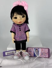 Judy Porter Fair Resin BJD 12" Asian Doll Lotus OOAK  Artist Painted Fullset