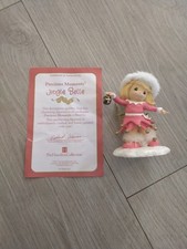 New Precious Moments Figurine No. 09-00668-001 Pink Angel with Jingle Bells