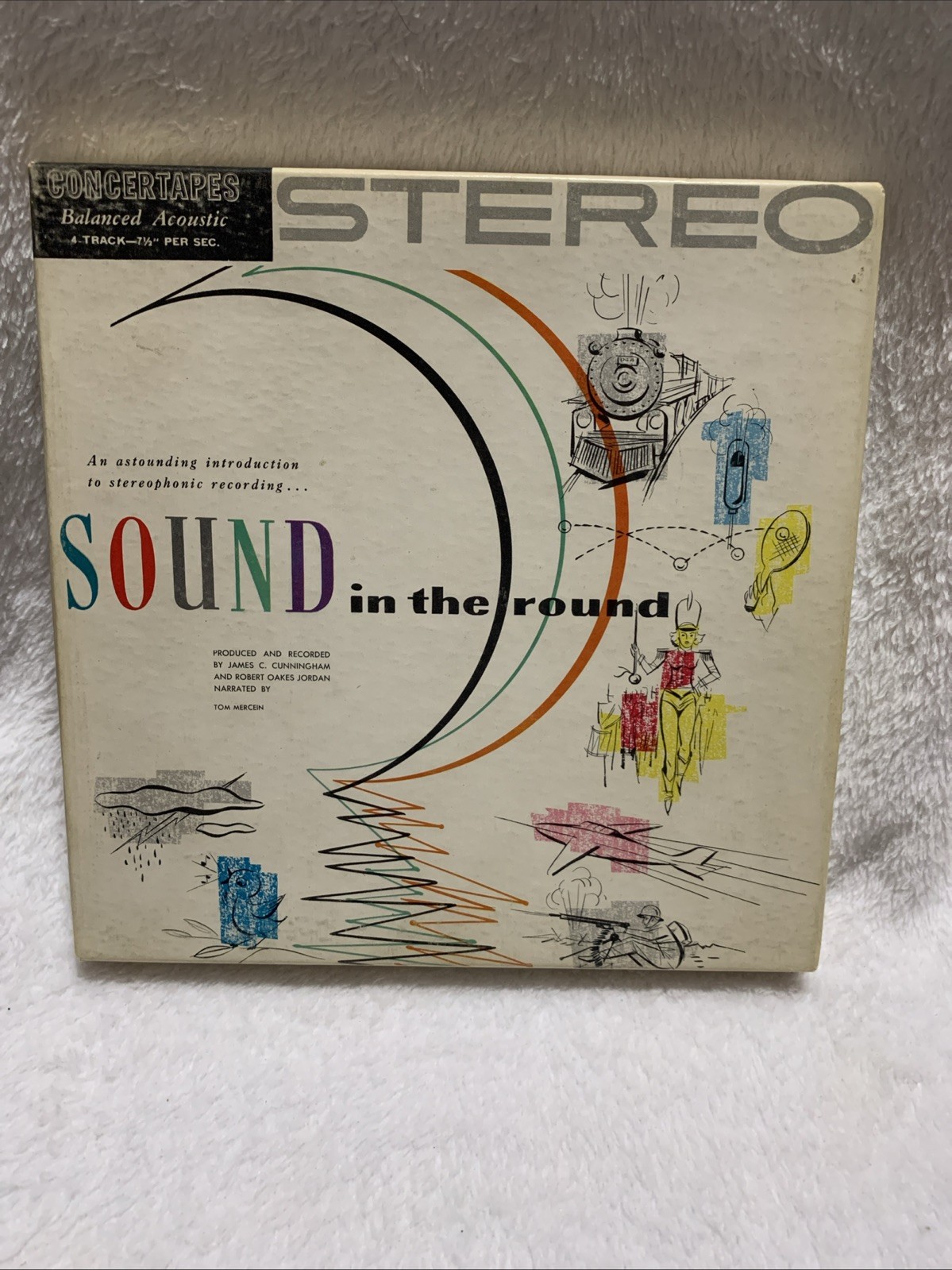 SOUND IN THE ROUND 4T3001 Reel To Reel Audio 7 1/2 IPS Special Effects / Field