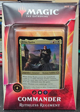 MTG Ruthless Regiment Commander 2020 - NEW - Sealed with Rips - Free Shipping!