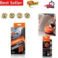Auto Vehicle Headlight Restoration Kit, DIY Car Care Electric Repair Kit to R...