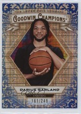 2025 Upper Deck Goodwin Champions Blue Checkers 161/249 Darius Garland #10 6kv