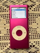 Preowned Apple iPod Nano 4GB PINK Tested  Working See Pics