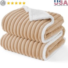 Waterproof Dog Blanket Soft Reversible Pet Blanket Couch Protector Washable New