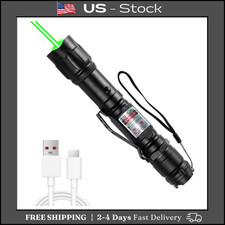Professional Rechargeable Green Laser Pointer High Power Green Beam Light Long