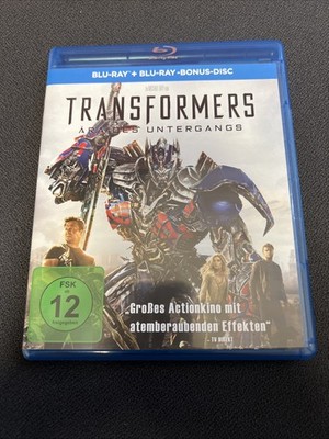 Transformers Ära des Untergangs Blu Ray Film + Bonus Disc mit Special Features