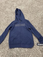 Osh Kosh Boys Navy Zip Up Sweatshirt Size 7 NEW WITH TAGS