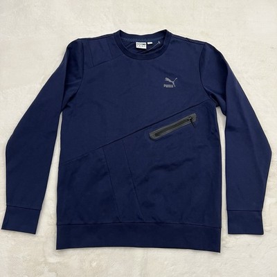 PUMA PUMATECH Crew Neck Sweatshirt Men s Size M