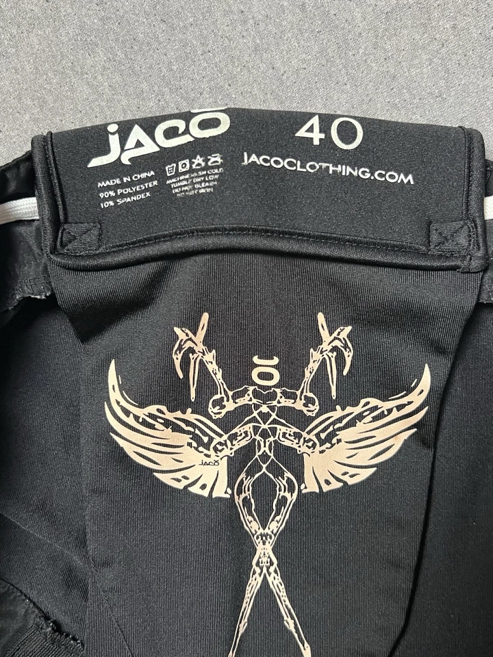 Pantalones Cortos JACO Para Hombres 40 Negros Entrenamiento MMA Rendimiento Lucha Libre Filipinas Bandera Foto 3 de 4