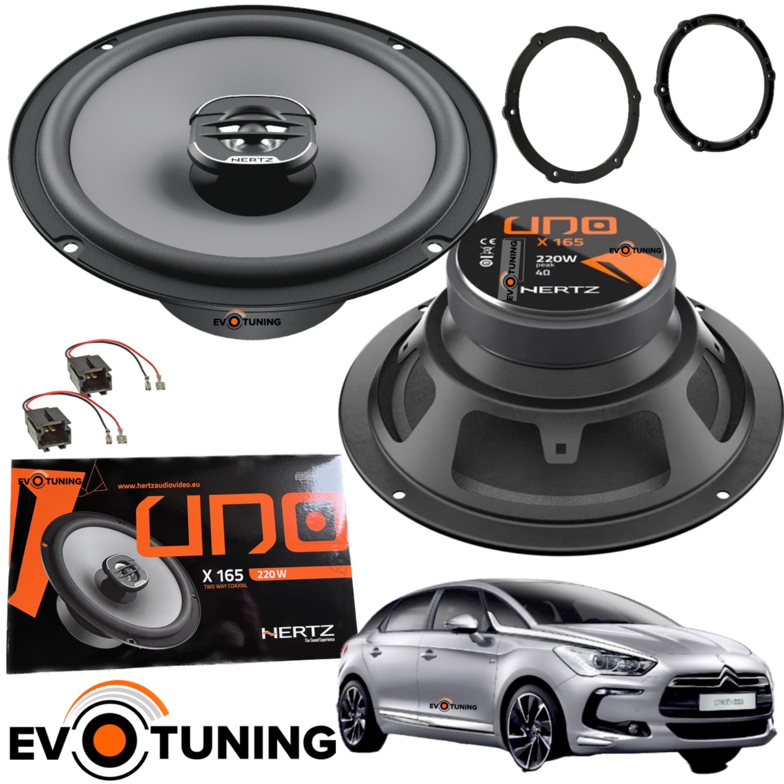 Coppia Altoparlanti Hertz X165 Citroen DS 5 2011-18 | Performance Audio