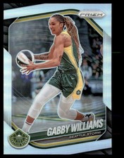 2025 Panini Prizm WNBA Silver #77 Gabby Williams Seattle Storm UConn