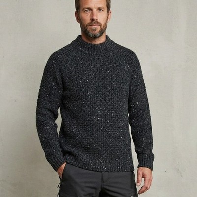 VOLLEBAK Nomad Sweater Heavy knit Cashmere Lambswool Size Medium