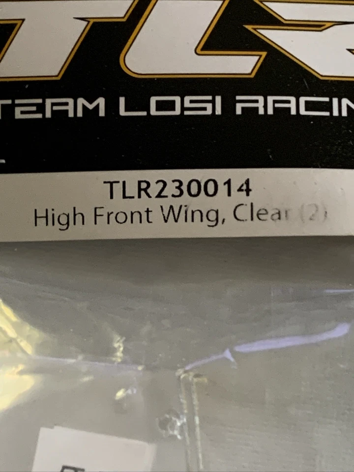 Ala delantera alta transparente Team Losi Racing 2 TLR230014 NUEVO Foto 2 de 3