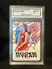 🔥CAITLIN CLARK 2024-25 INSTANT ROY #CCROY-A SIDELINE GEM MT 10 RC —HISTORIC 1/