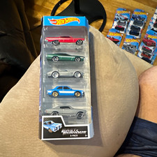 Hot Wheels Fast Furious 5-Pack 1:64 Diecast Impala, Gran Torino, Unopened
