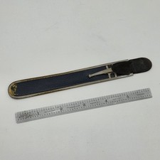 LUFKIN No. C-2103R 6" Tempered Steel Rule Made in USA with Case Spring Clip