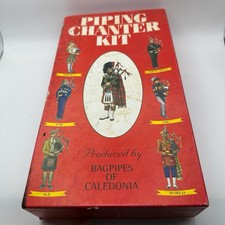 Bagpipes of Caledonia Piping Chanter Kit 1998 Wood Chanter Cassette Book