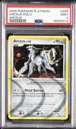 2009 POKEMON PLATINUM ARCEUS #AR9 ARCEUS-HOLO PSA 9