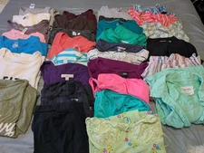 Lot Of 31 Womens Misses LARGE Mixed Seasons Old Navy, Gap, ANA, UA, A&Fitch, Van