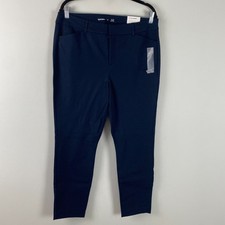 Old Navy High-Waisted Pixie Skinny Ankle Pants Size 14 Solid Navy Blue