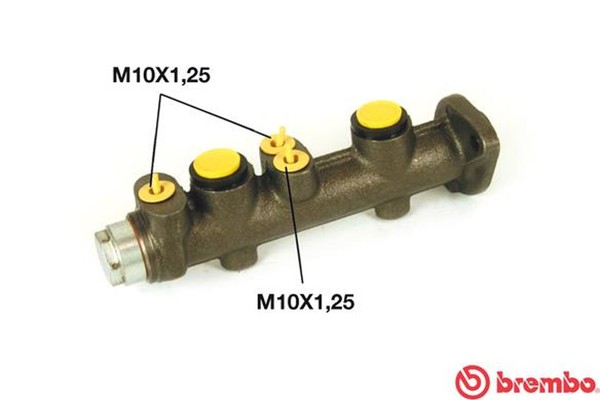 Brembo Hauptbremszylinder M 85 032 FüR Fiat 132 Seat Lada Gusseisen 10 X 1,25 3-image