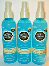 3 HASK Hawaiian Sea Salt Makin' Waves Texture Spray 6 oz, Coconut Oil, Pearl Ext