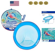Luxury Papasan Pool Lounger - Inflatable Float with Fast Inflation for Adults