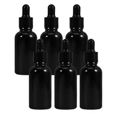 6pcs Travel Dropper Bottles Empty Bottles Essential Oil Dispensers