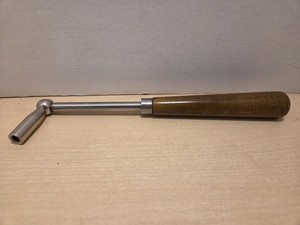 Vintage Schaff Chicago Piano Tuning Hammer Lever - Star Tip - Wood Handle 11.5"