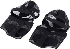 Women's Full Body Dance Foot Undies Lyrical Skin Shoes Mesh Large, Black