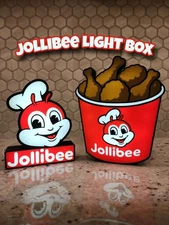 Jollibee Chickenjoy LED Light Box USB Plug in Light with Switch