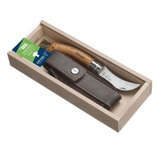 Opinel N 08 Mushroom Knife - Oak Wood Handle with Sheath 001327