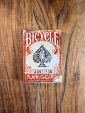 Bicycle 1800 Vintage Series Red V2 Playing Cards