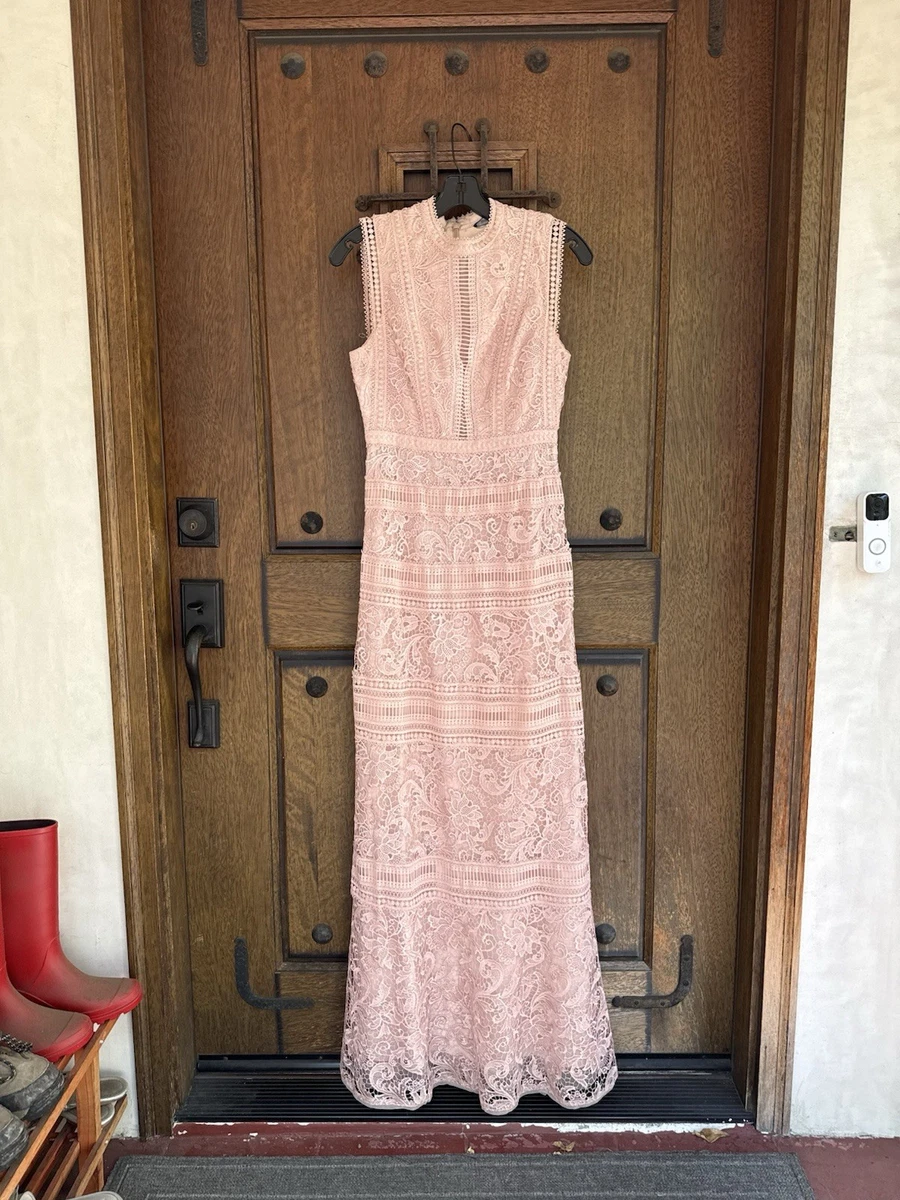 line chiffon dress sleeve Pink Plunging Neck Flutter Sleeve Chiffon A-line Slit Bridesmaid Dress